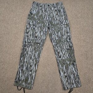 Vintage Realtree Camo Cargo Pants Medium Long USA Made Hunting 32x34 Cabelas 90s